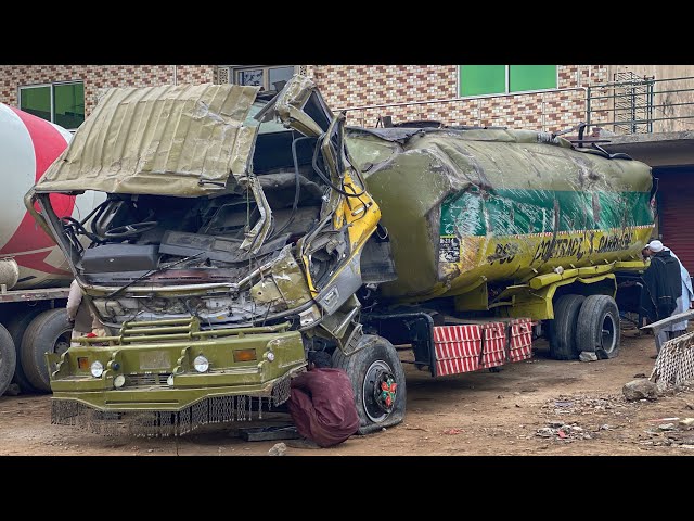 Hino Truck Accident Cabin Chassis Repair | Complete Restoration Video