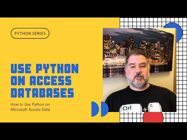 Python on accdb - How to Use Python on MS Access Data