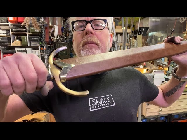Adam Savage's One Day Builds: Sword Scabbard!