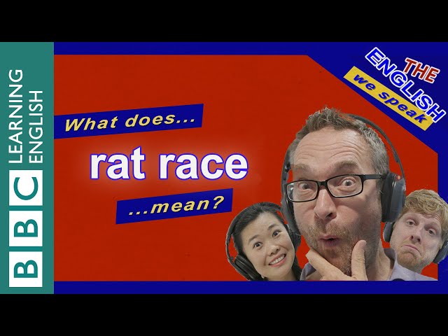 What does 'rat race' mean?