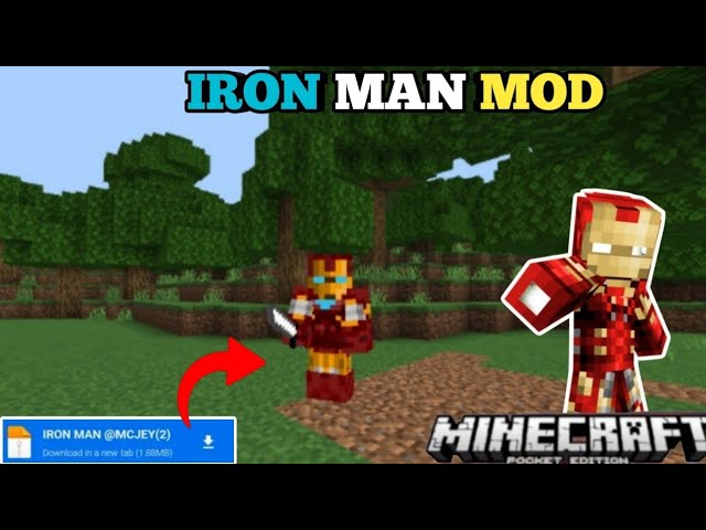 IRON Man mod for Minecraft pe 1.20.70 || IRON MAN ADDON FOR MCPE
