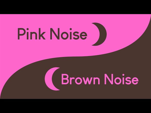 Pink Noise & Brown Noise Black Screen | 10 Hour Sleep Sounds