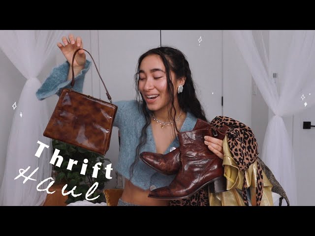 NYC Thrift Haul | funky aesthetic pieces
