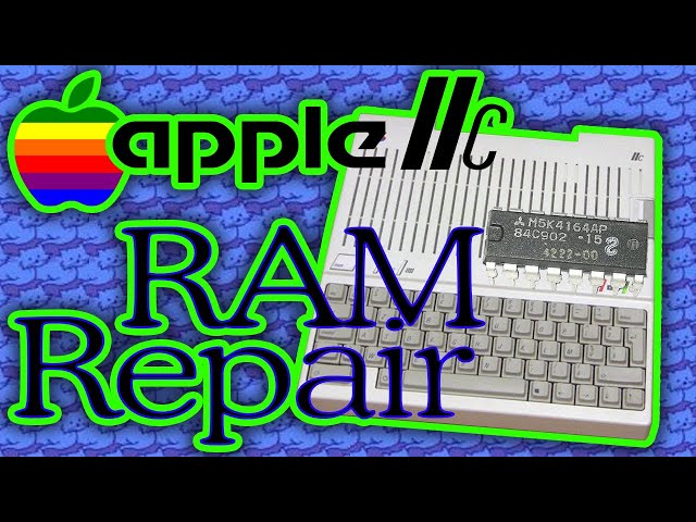 Repairing Apple IIc RAM (Also The Stuff I Broke)