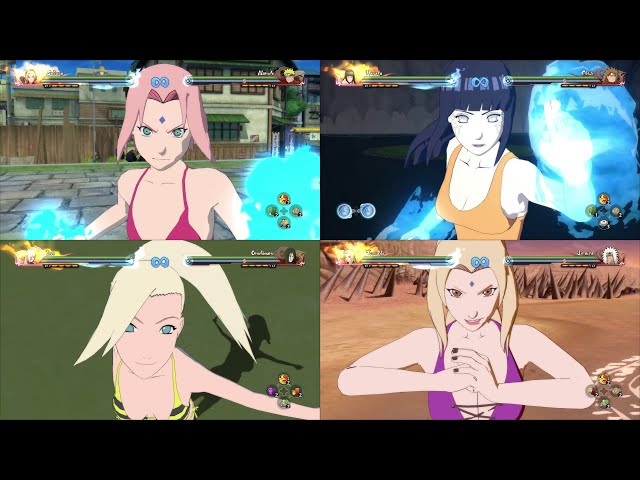 Women's Power - Naruto Storm 4 All Girls Ultimate Jutsu + Awakening (FULLHD) | Next Generations