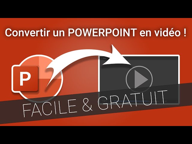 [TUTO Powerpoint] Convertir un Powerpoint en vidéo ( gratuit et avec son ! )