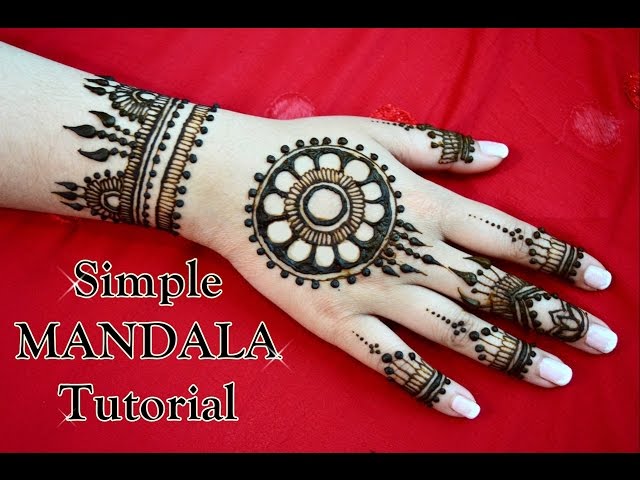 How To: Simple Mandala Tutorial | Henna/Mehndi Design || Samia Hasanat