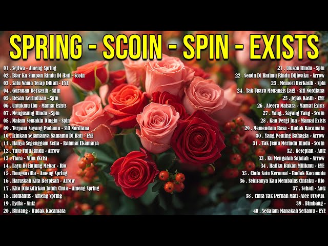 Spring - Scoin - Spin - Exists | Lagu Rock Kapak Terbaik |  Lagu Jiwang Melayu 80an dan 90an