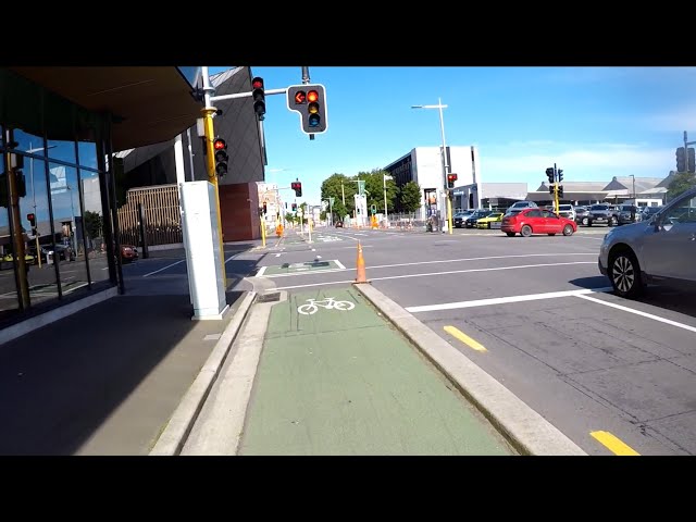 Bike-friendly city showdown Christchurch, NZ - city centre to hardware store