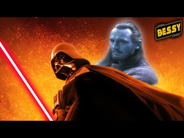 When Qui-Gon's Ghost Spoke to Darth Vader (Qui-Gon Voiced) - Explain Star Wars (BessY)