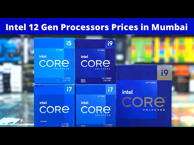 Intel 12th Gen Processors Prices in Mumbai | Sunrise Computers Vashi