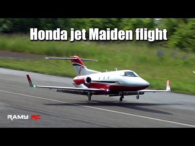 RC Honda jet maiden flight, The best one yet!