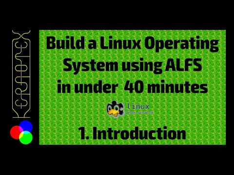 How to build a Linux operating system using ALFS in under 40 minutes.
