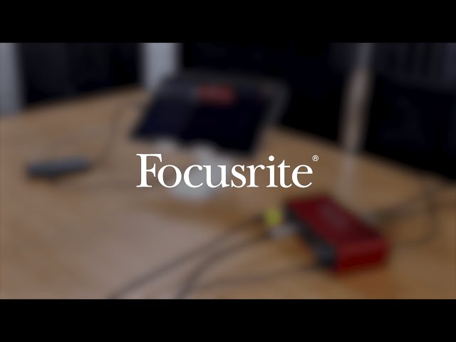 Recording on iPad USB-C using Focusrite Scarlett 3rd generation (Garageband)