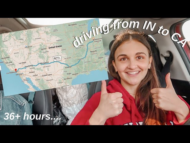 Driving from Indiana to LA! + LA apartment tour!!! | MOVING VLOG 7