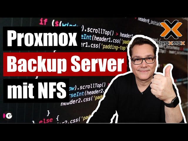 Proxmox Backup Server mit NFS Share einrichten - Backup auf NAS - Schritt für Schritt Installation