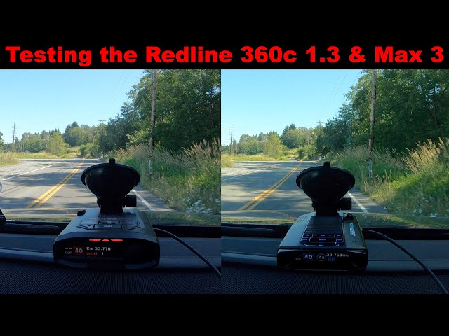 Redline 360c 1.3 and Max 3 Test Results
