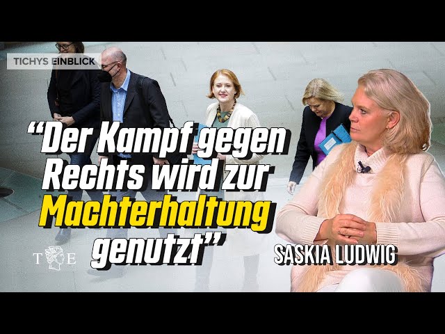 "Der Kampf gegen Rechts wird zum Machterhalt genutzt" - Saskia Ludwig im Tichys Einblick Talk