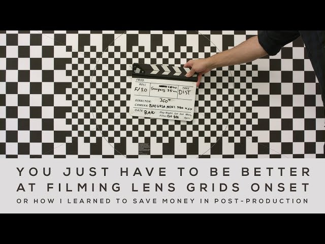 Why do you need a Lens Distortion Grid? VFX Onset Supervision 📸