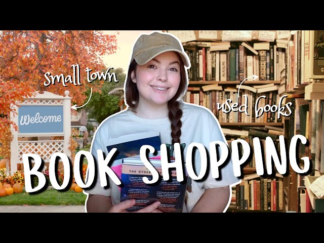 exploring my small town bookstores 📚 book shopping vlog