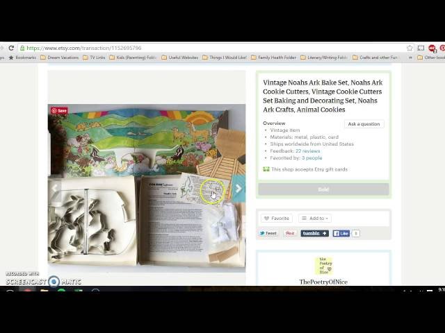 Sales Update Video on Etsy and Ebay! June 25th 2016