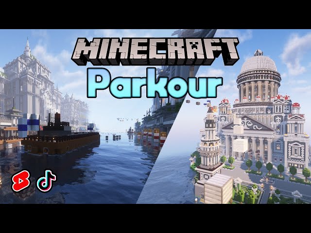 69 Minutes Minecraft Parkour Real Shaders (Ambient, Relaxing, Download)