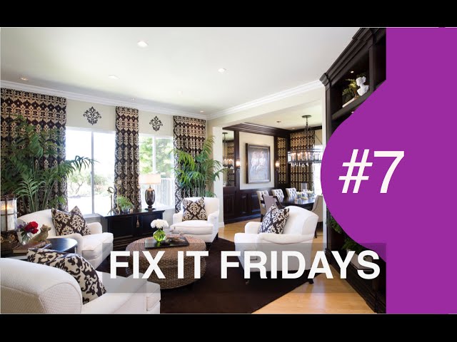 Beautiful Living Room | Interior Design | Fix It Fridays #7