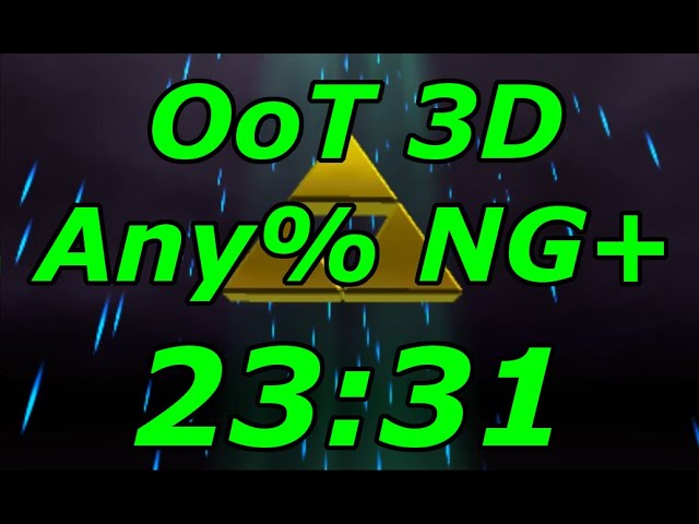 Ocarina of Time 3D Any% NG+ Speedrun in 23:31[World Record]