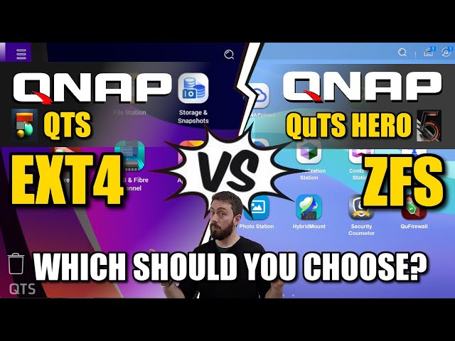 QNAP QuTS vs QTS, EXT4 vs ZFS NAS - What are the REAL Differences?