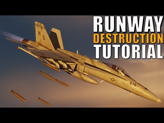 How to ACCURATELY Bomb Runways & Bridges EVERYTIME in DCS World!