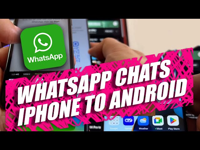 Transfer WhatsApp chats from iPhone to Android