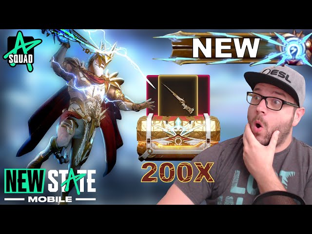 🗲WE GOT IT!!! New Legendary Thunder God Crate Opening  | New State Mobile