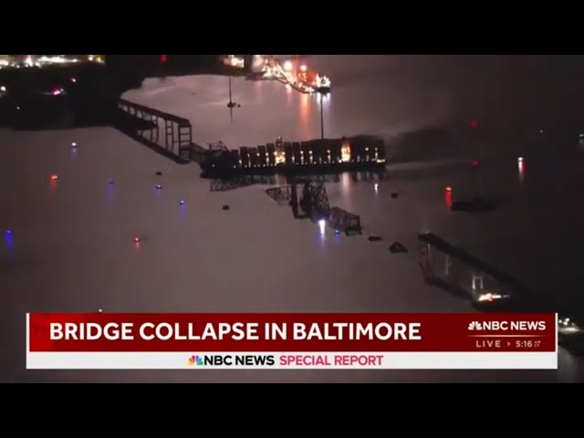 NBC Special Report on bridge collapse in Baltimore