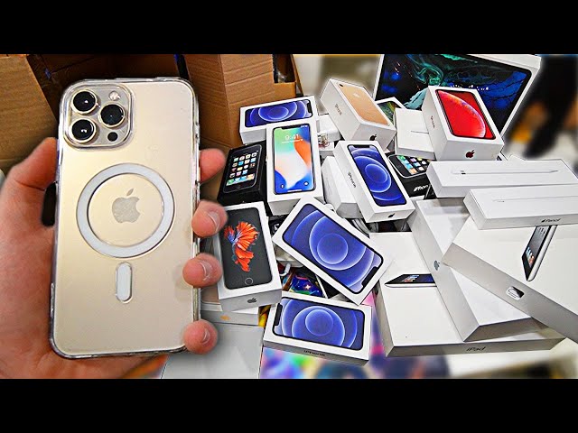 Found GOLD IPhone 13 Pro Max!! Apple Store Dumpster Diving JACKPOT!! WOW!!