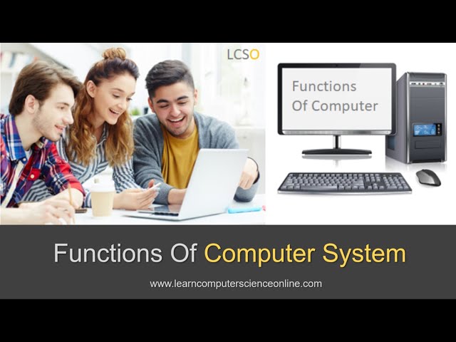 Functions Of Computer | Beginners Introduction To Functions Of Computer