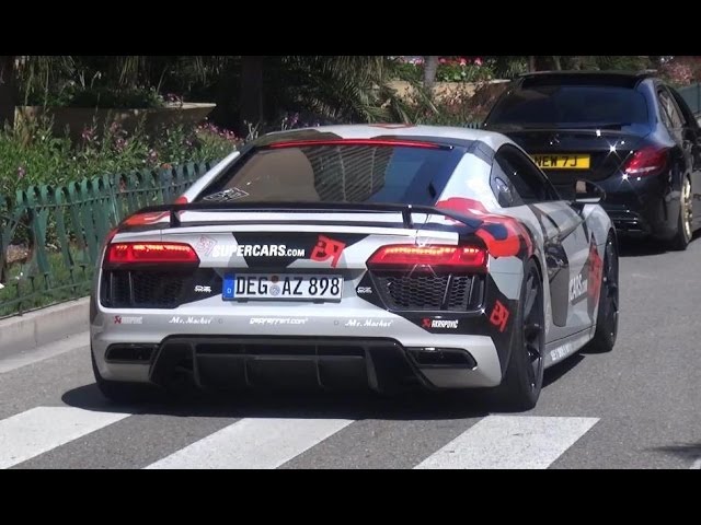 2016 Audi R8 V10 Plus w/ Akrapović exhaust Sound - Revs & Accelerations