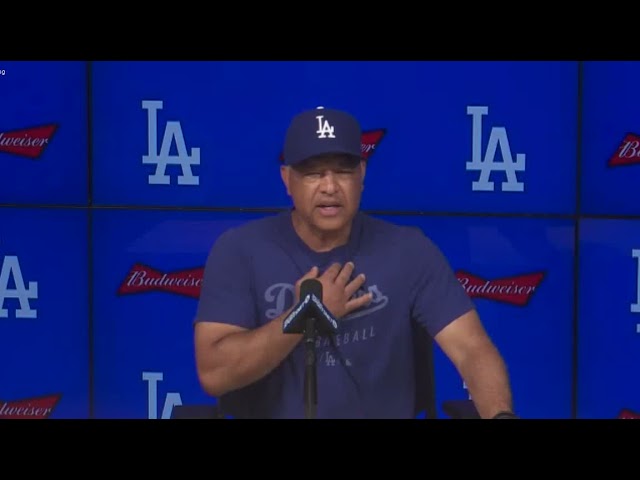 Dave Roberts Pregame; Dodgers faces the New York Mets