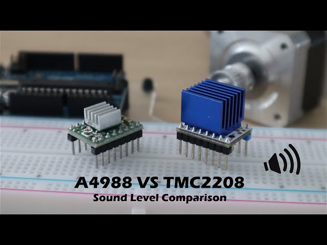 TMC2208 Vs A4988 Stepper Motor Driver Sound Level Comparison