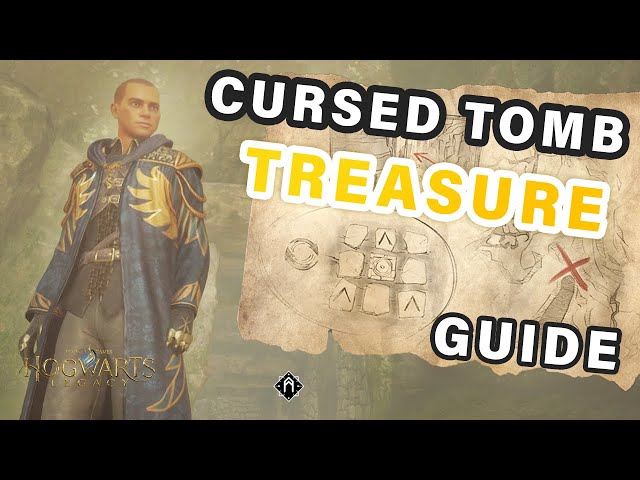 How to use the Mysterious Map Fragment | Cursed Tomb Treasure Quest Guide ► Hogwarts Legacy