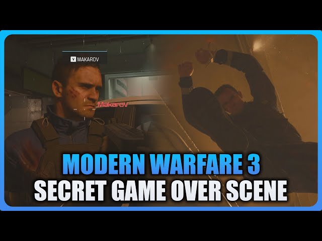 Modern Warfare 3 - Secret Makarov Death Scene (Makarov Stamps On Soap)