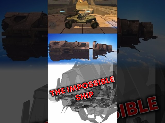 Halo's Reality Bending Ship