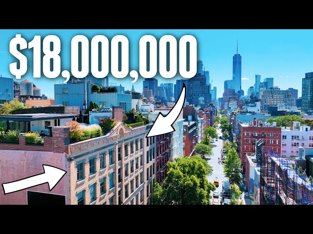 What $18,000,000 Gets you in SOHO | NYC APARTMENT TOURS