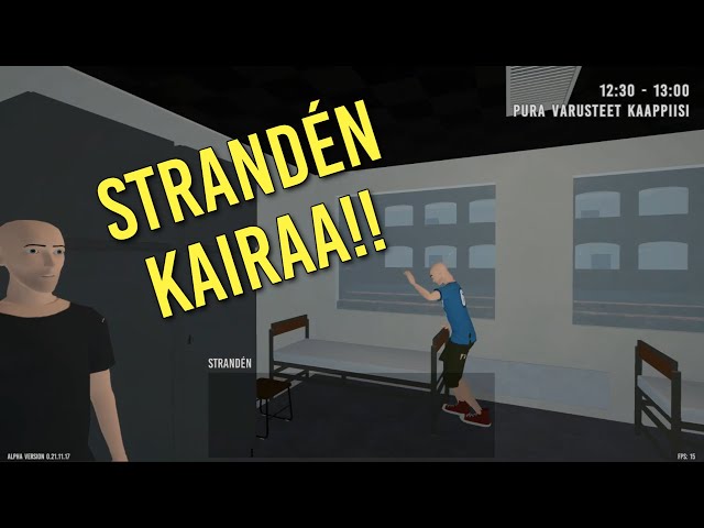 Finnish Army Simulator - Pre-alpha Footage (IN FINNISH): Strandén is "drilling"!