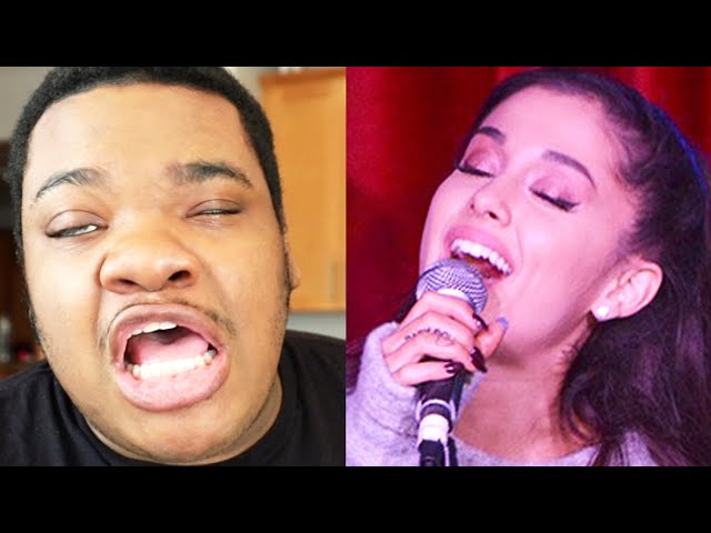 Trying to sing like Ariana Grande for 11 minutes