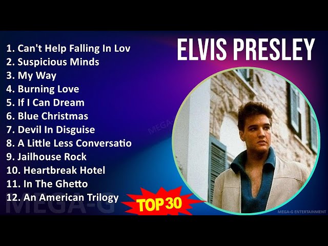 E l v i s P r e s l e y MIX Top Hits Collection ~ 1950s Music ~ Top Country, Rock & Roll, Rockab...