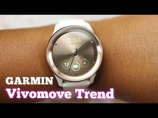 Garmin Vivomove Trend Unboxing - Ivory Peach Gold