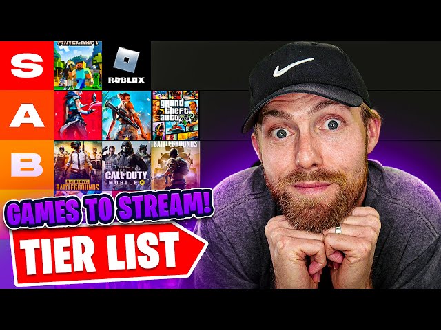 Games to Stream in 2021 Tier List