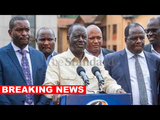 BREAKING NEWS: Raila Odinga Officially resigns as ODM Party leader, names Joho as New Party leader!