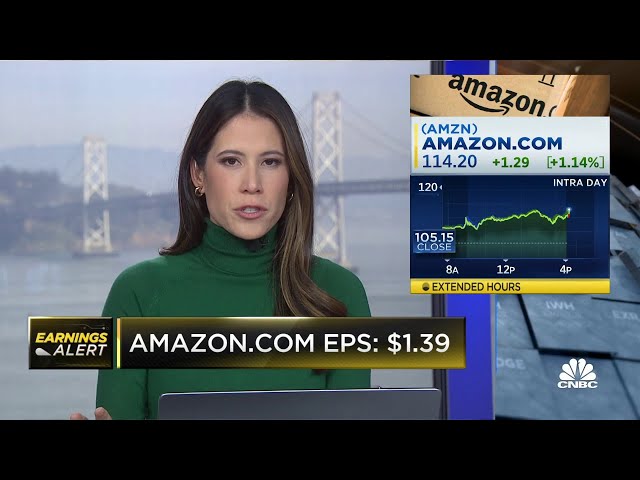 Amazon beats on revenue, AWS revenue down slightly