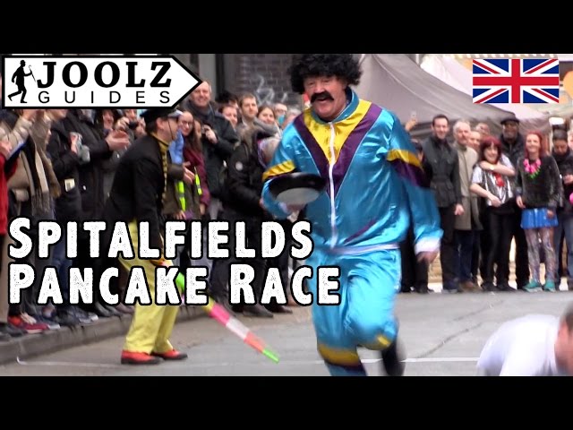 Great Spitalfields Pancake Race - London Uk